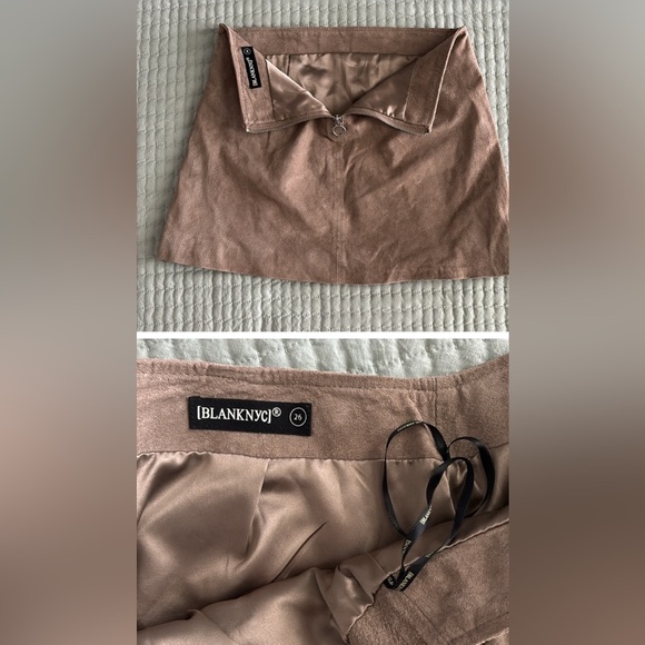 Blank NYC FAUX SUEDE SKIRT - Picture 5 of 6